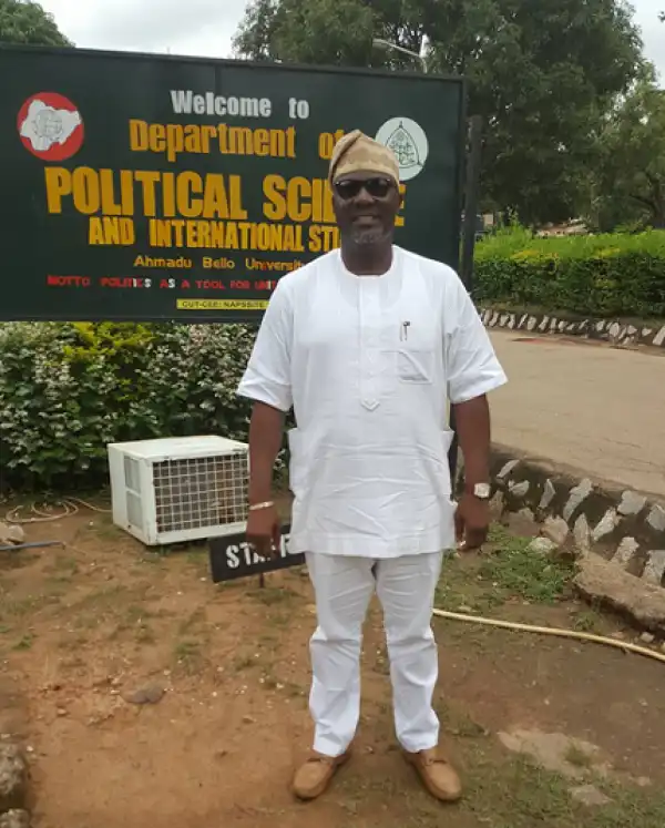 "Adult Education No Easy": Senator Dino Melaye Returns To School, Flaunts His Plaques [Photos]